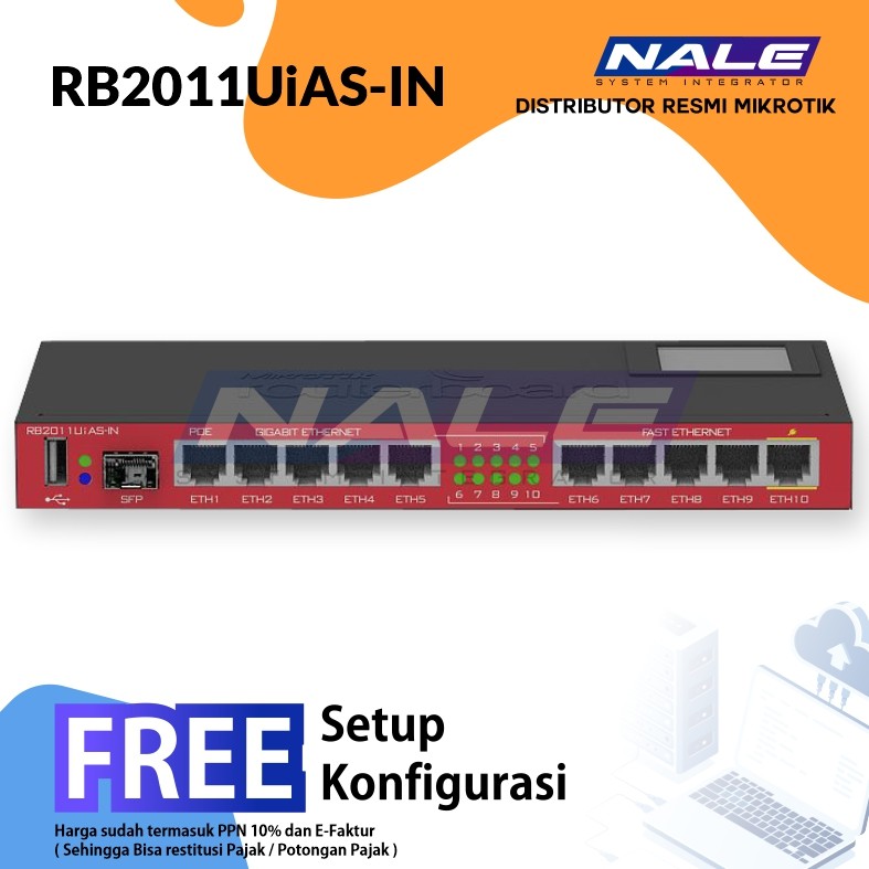 Mikrotik Router RB2011UiAS-IN